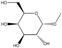 α-D-乳酸吡喃糖苷甲酯结构式