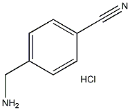 4-(氨甲基)苯甲腈盐酸盐结构式