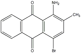 1-氨基-4-溴-2-甲基蒽醌结构式