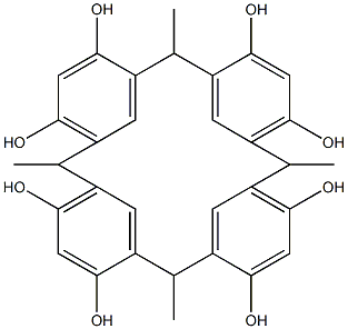 C-甲基间苯二酚类杯[4]芳烃结构式
