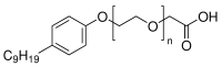 乙醇酸乙氧酸4-壬基苯醚结构式