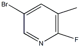 5-溴-2-氟-3-甲基吡啶结构式