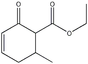 乙基6-甲基-2-羰基-3-环己烯-1-羧酸结构式