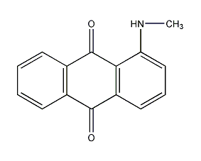 1-甲胺基蒽醌结构式