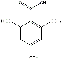 2,4,6-三甲氧基苯乙酮结构式