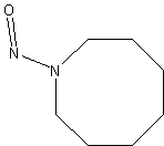 N-亚硝基七亚甲基亚胺结构式