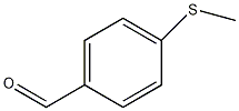4-(甲基硫代)苯甲醛结构式