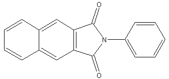 N-苯基-2,3-萘二甲酰亚胺基结构式