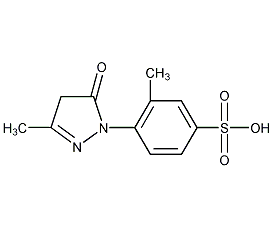 6-(4,5-dihydro-3-methyl-5-oxo-1H-pyrazol-1-yl)toluene-3-sulphonic acid