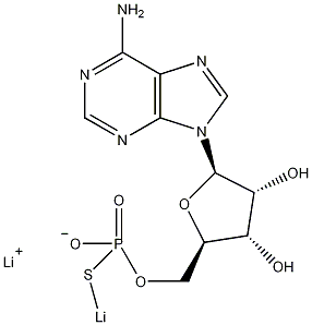 腺苷5'-O-硫一磷酸二锂盐结构式