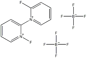 1,1'-二氟-2,2'-二吡啶双(四氟硼酸)结构式
