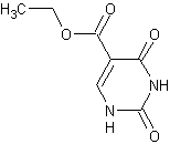 尿嘧啶-5-羧酸乙酯结构式