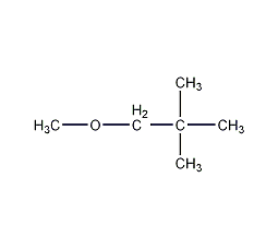 1-甲氧基-2,2-二甲基丙烷结构式