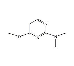 4-甲氧基-N,N-二甲基-2-嘧啶胺结构式