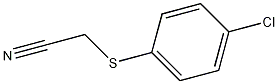 (4-硫代氯苯基)乙腈结构式