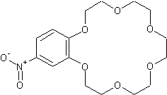 4-硝基苯并-18-冠-6结构式