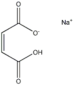 顺丁烯酸氢钠三水结构式