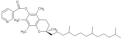 (±)-α-生育酚酯结构式