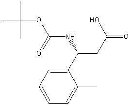 (R)-Boc-2-甲基-β-苯丙氨酸结构式