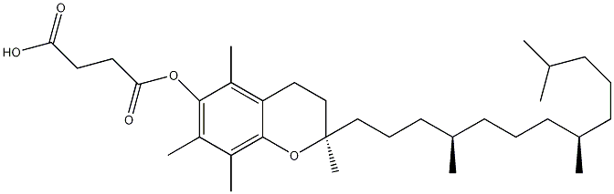 生育酚琥珀酸酯结构式