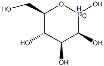 D-甘露糖-1-13C结构式