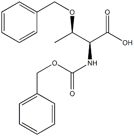 Z-O-苄基-L-苏氨酸结构式