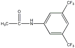 3,5-双(三氟甲基)乙酰苯胺结构式