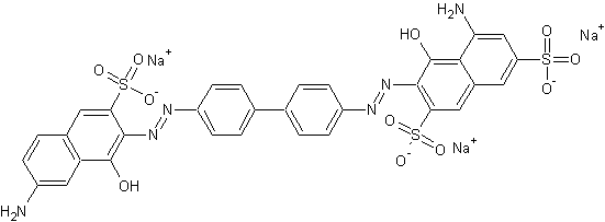 氯唑黑BH结构式