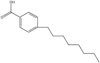 4-正辛基苯甲酸结构式