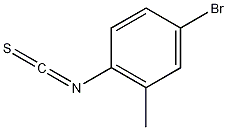 4-溴-2-甲基苯基异硫氰酸酯结构式