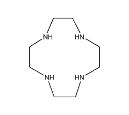 1,4,7,10-四氮杂环十二烷结构式