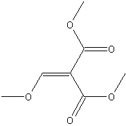 甲氧基亚甲基丙二酸二甲酯结构式