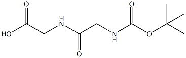 丁氧羰基-甘氨酸-甘氨酸羟基结构式