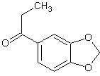 3',4'-(亚甲二氧)苯丙酮结构式