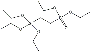二乙基磷酰乙基三乙氧基硅烷结构式