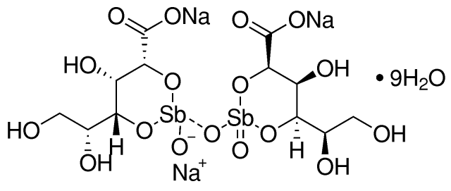 葡萄糖酸锑钠结构式