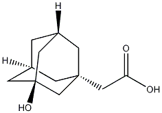 3-羟基金刚烷-1-醋酸结构式