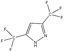 3,5-双(三氟甲基)吡唑结构式