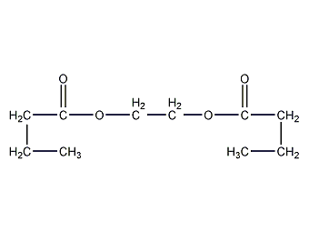 乙二醇二丁酸酯结构式