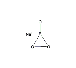 过硼酸钠单水结构式