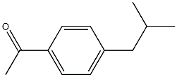 4'-异丁基苯乙酮结构式