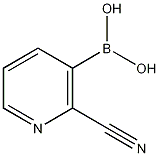 2-氰基吡啶-3-硼酸结构式