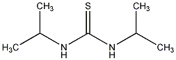 N,N'-二异丙基硫脲结构式