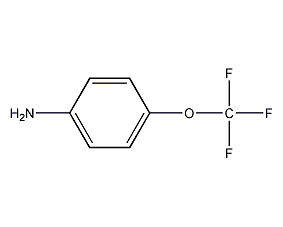 4-(三氟甲氧基)苯胺结构式