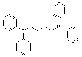 1,4-双(二苯磷)丁烷结构式