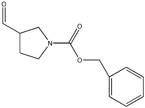 1-苄氧基羰基吡咯烷-3-甲醛结构式