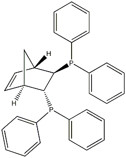(2R,3R)-(−)-2,3-双(二苯基膦)二环[2.2.1]庚基-5-烯结构式