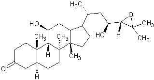 醋酸泽泻醇B盐结构式