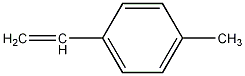 4-甲基苯乙烯结构式