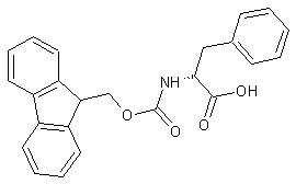 FMOC-D-苯丙氨酸结构式